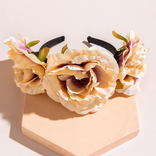 

Flower Decor Hair Hoop, Multicolor