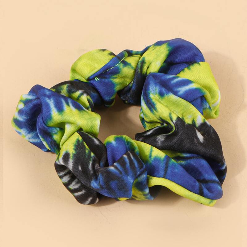 

1pc Tie Dye Scrunchie, Multicolor