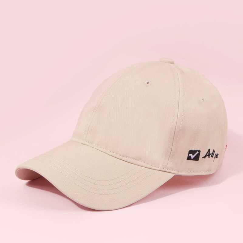 

Guys Letter Graphic Baseball Cap, Beige