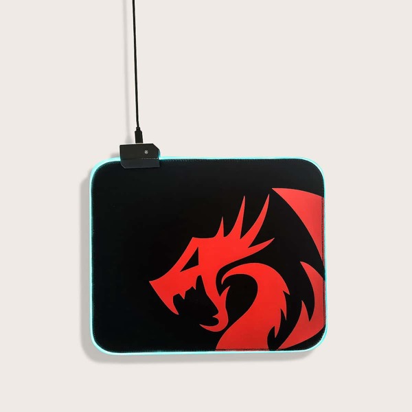 

Светящийся коврик для мыши с зарядным устройством USB и узором, Многоцветный