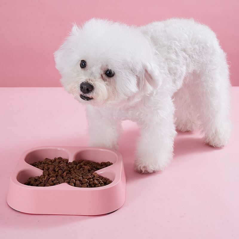 

1pc Slow Feeder Pet Bowl, Pink