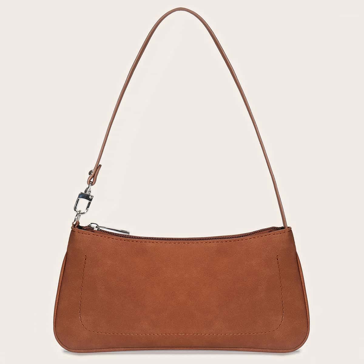 

Minimalist Baguette Bag, Brown