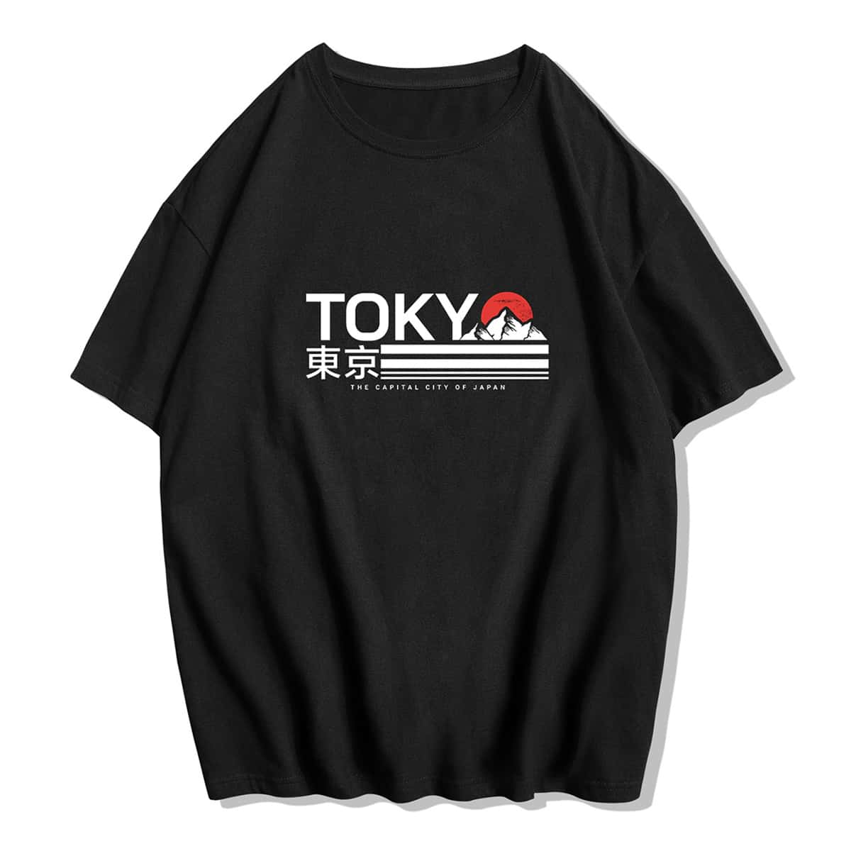 

Guys Letter Graphic Tee, Black