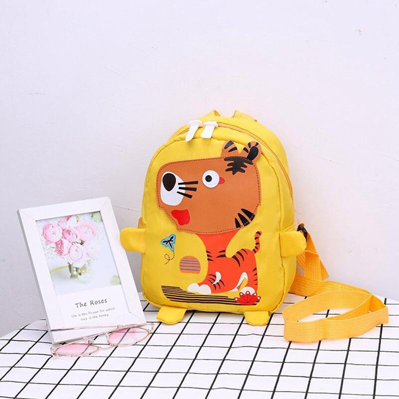 

Cartoon Tiger Zip Backpack, Yellow