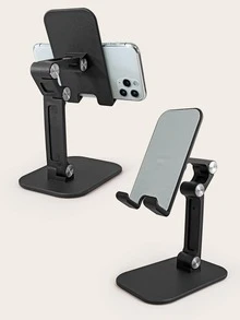 可折疊桌面手機支架 - 黑色 - 查看 2