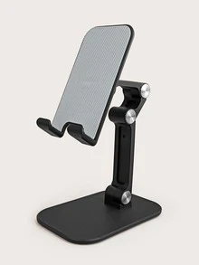 可折疊桌面手機支架 - 黑色 - 查看 4