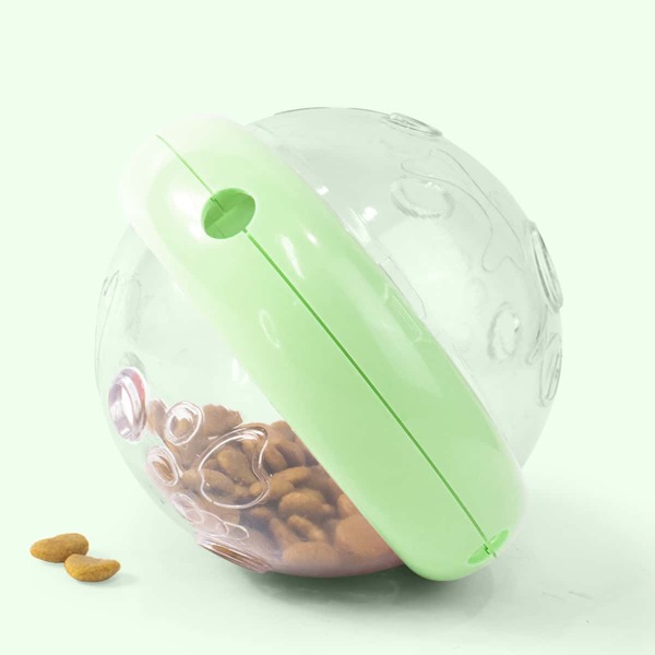 

1pc Tumbler Design Leaking Food Pet Training Toy, Green