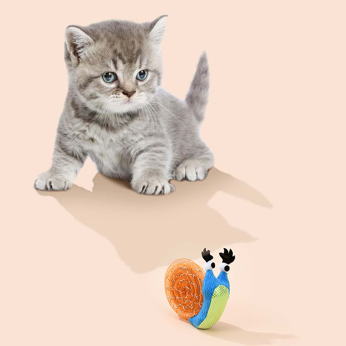 

Snail Shaped Pet Chew Toy, Multicolor