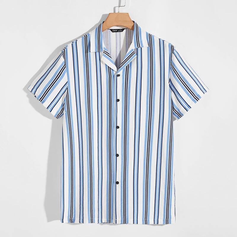 

Guys Striped Print Shirt, Multicolor