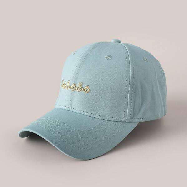 

Bicycle Embroidered Baseball Cap, Blue