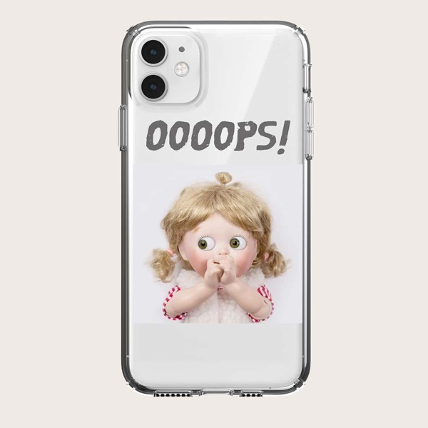 

Cartoon Graphic iPhone Case, Multicolor
