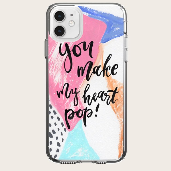 

Letter Graphic iPhone Case, Multicolor