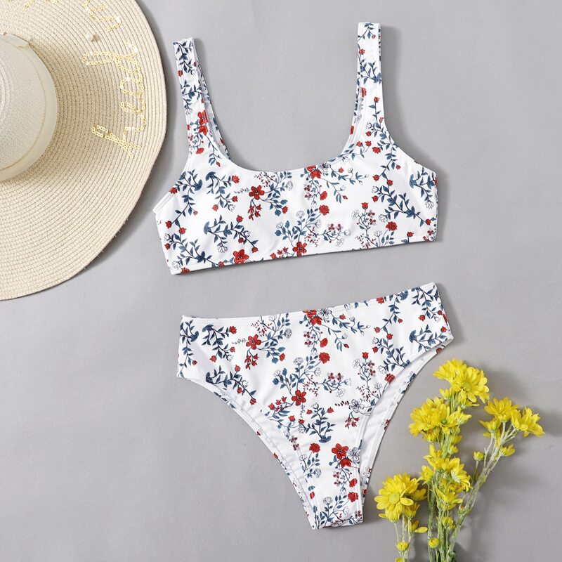 

Ditsy Floral Bikini Swimsuit, Multicolor