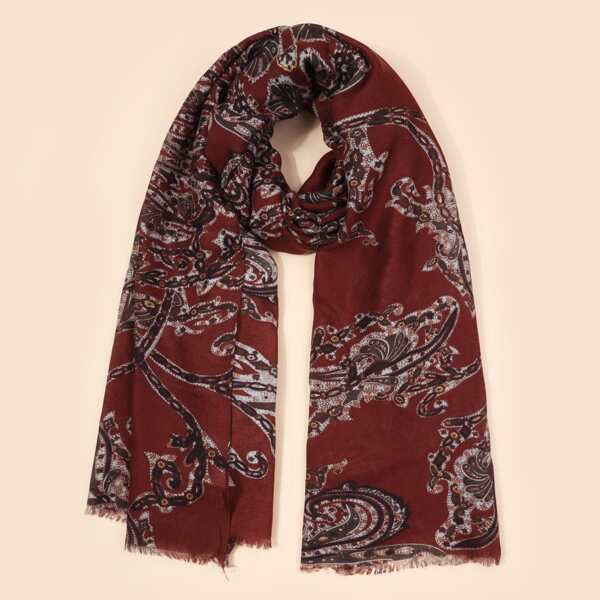 

Floral Pattern Scarf, Multicolor