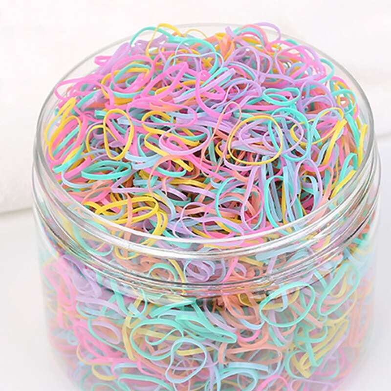 

1box Mini Hair Tie, Multicolor