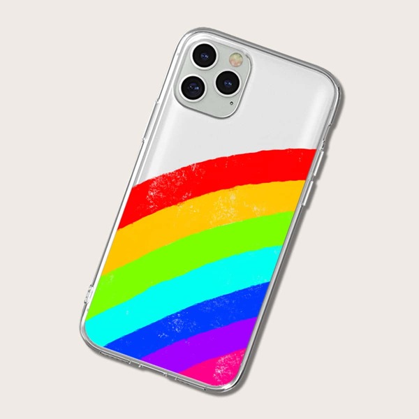 

Rainbow Striped iPhone Case, Multicolor