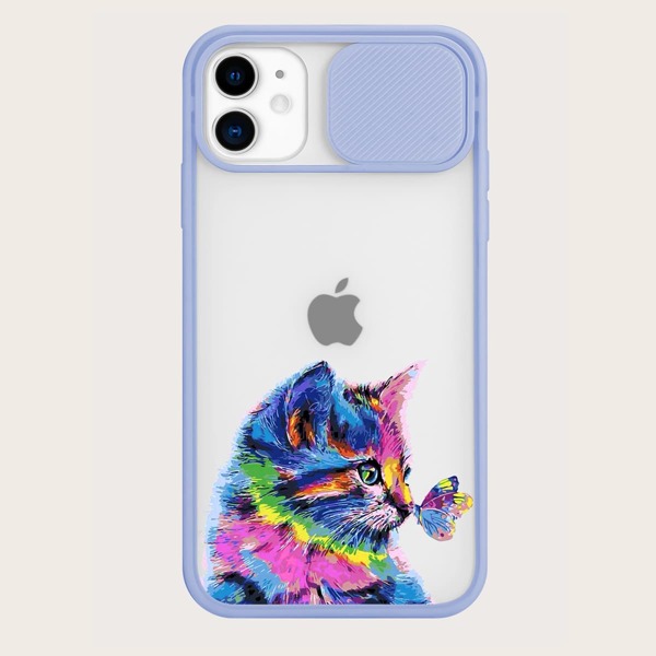 

Cat Print iPhone Case, Multicolor