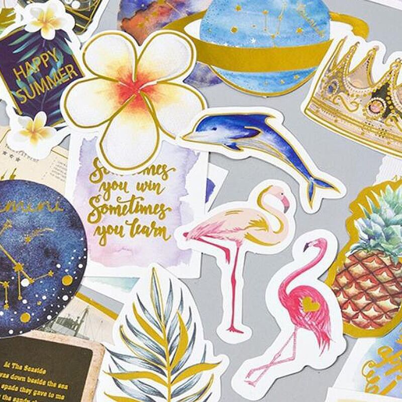 

24pcs Mixed Pattern Random Sticker, Multicolor