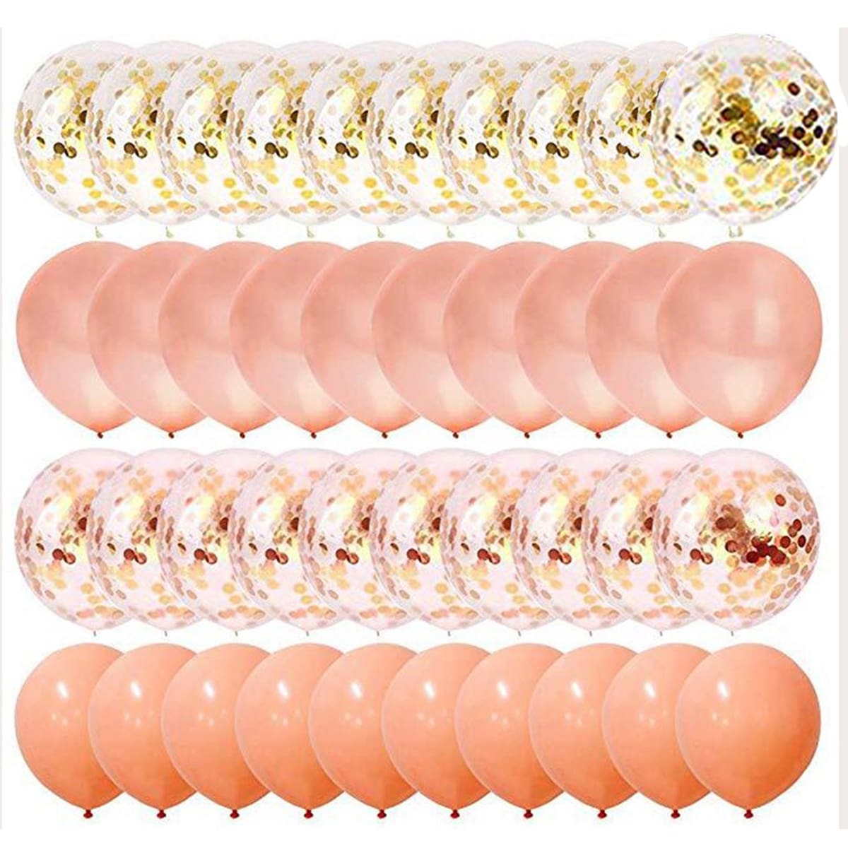 

40pcs Sequin Balloon Set, Multicolor