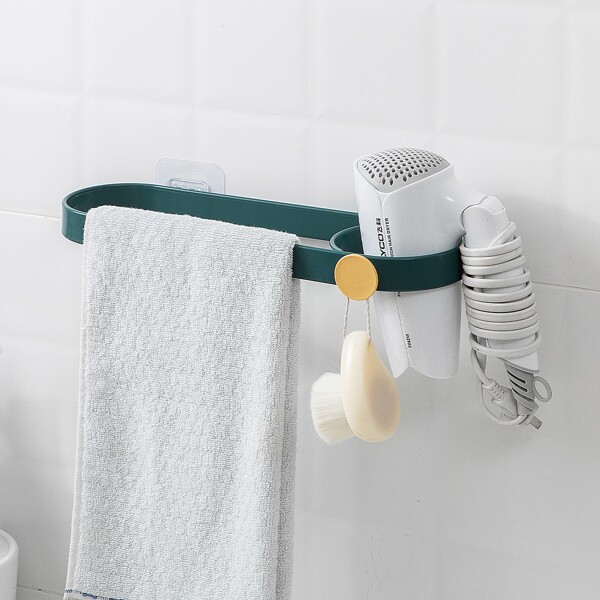 

1pc Bathroom Multifunction Storage Rack, Teal blue