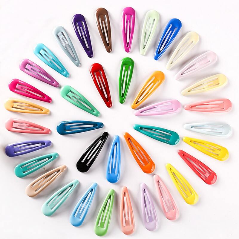 

30pcs Random Simple Hair Clip, Multicolor