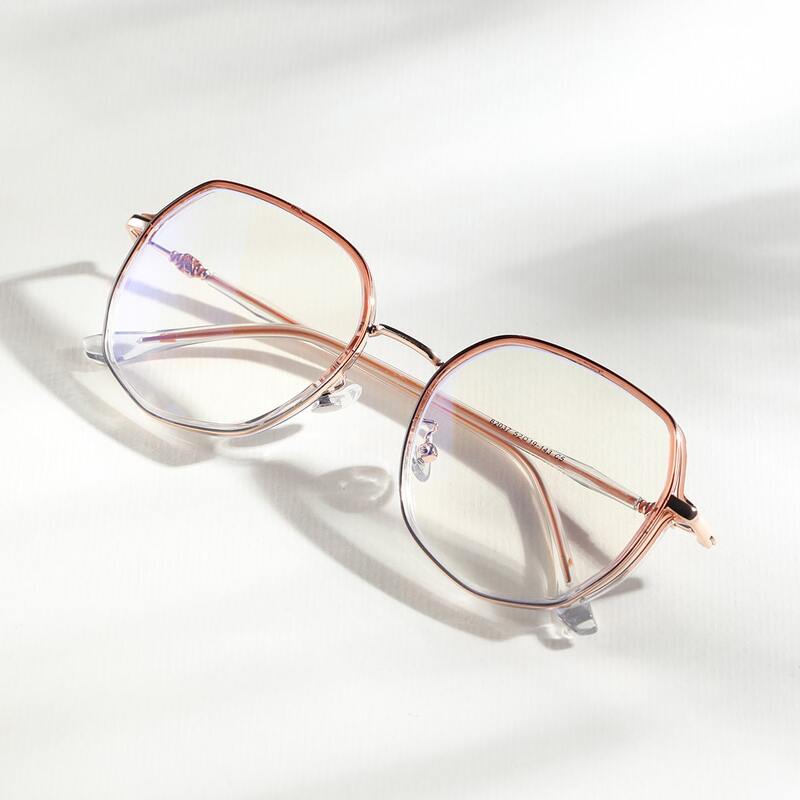 

Metal Polygon Frame Glasses