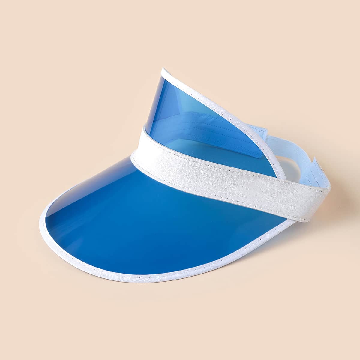 

Simple Clear Visor Hat, Blue