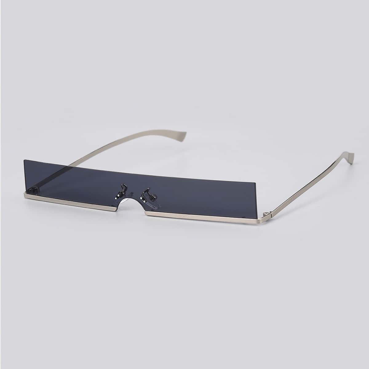 

Rimless Flat Top Sunglasses