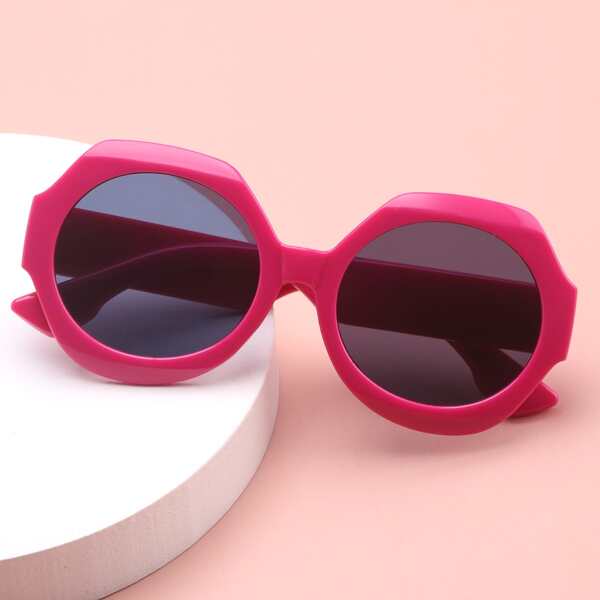 

Kids Acrylic Frame Tinted Lens Sunglasses, Hot pink
