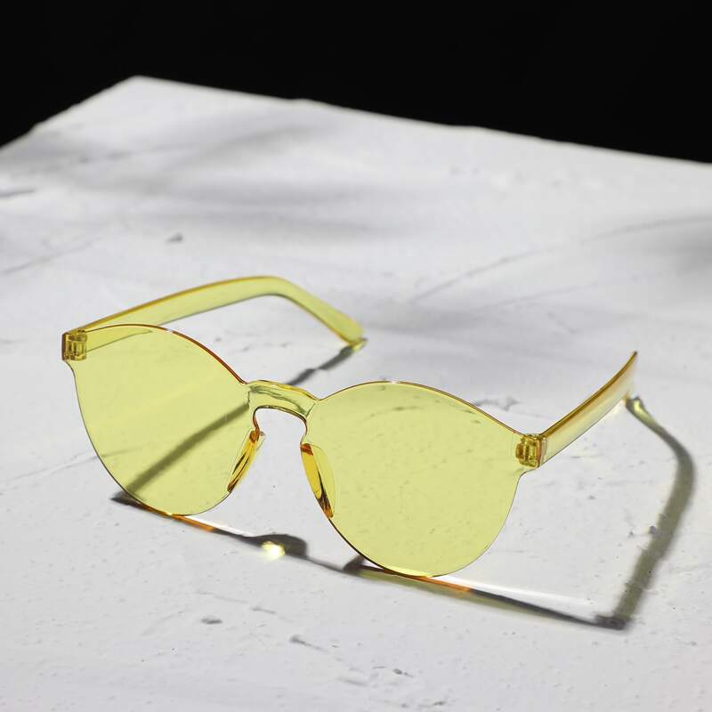 

Rimless Round Frame Sunglasses