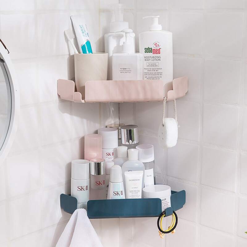 

1pc Corner Storage Rack, Multicolor