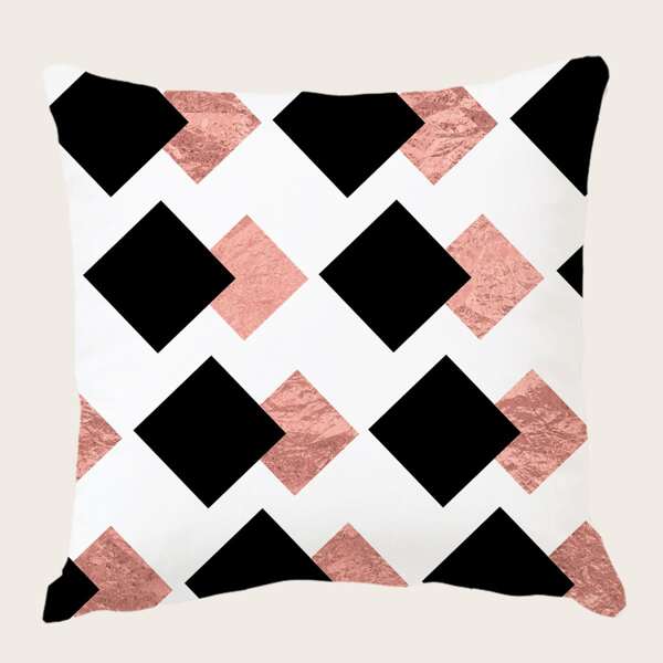 

Geometric Pattern Cushion Cover Without Filler, Multicolor