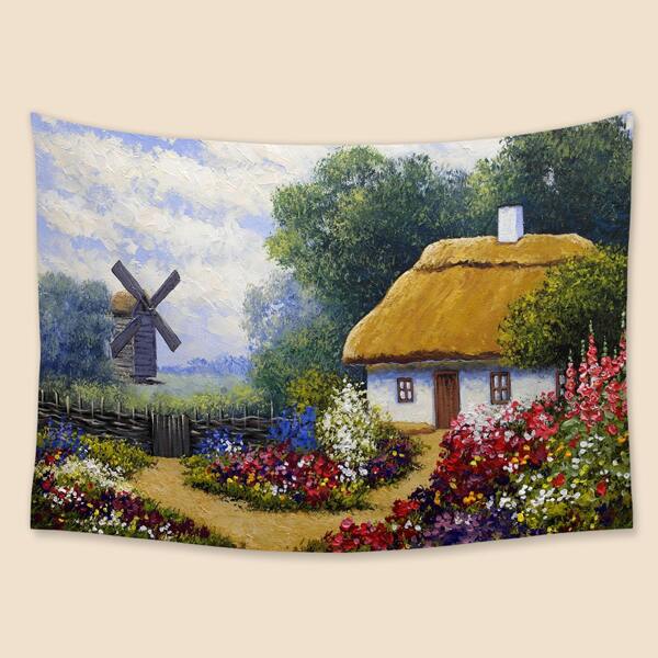 

Scenery Pattern Tapestry, Multicolor