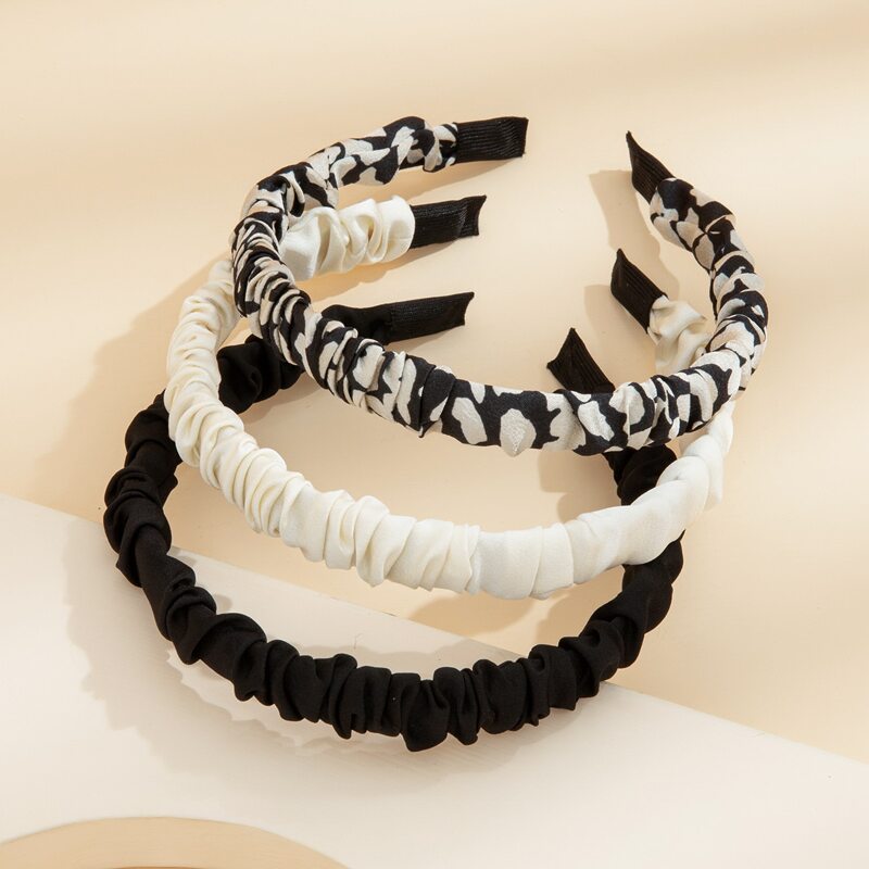 

3pcs Graphic Hair Hoop, Multicolor