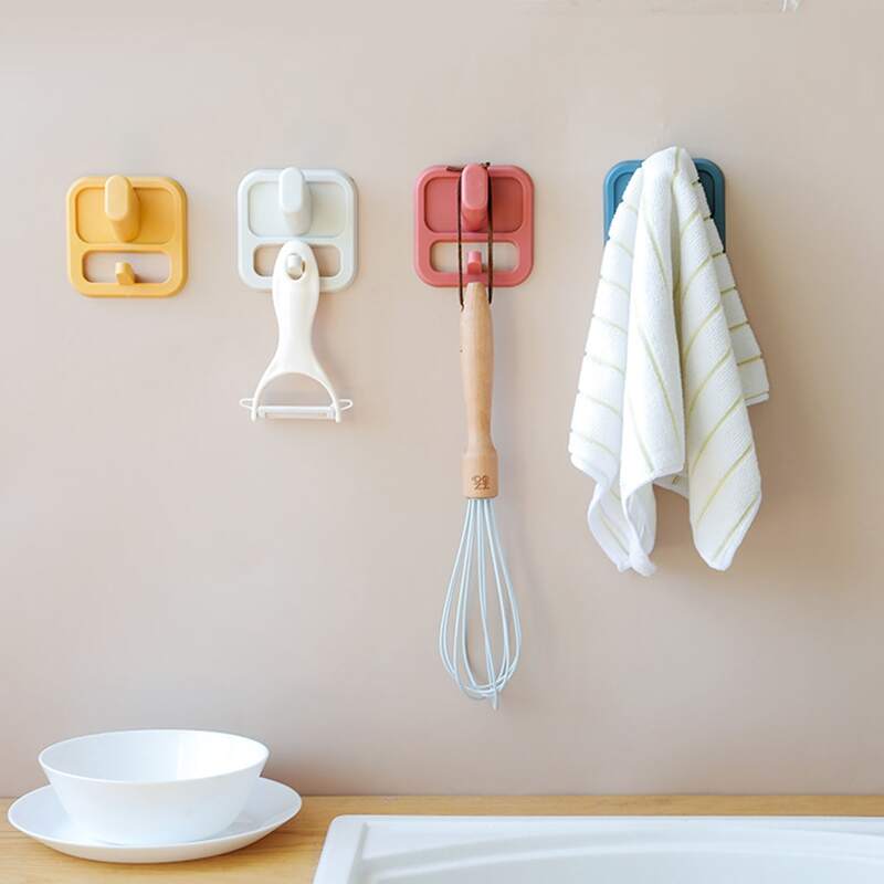 

1pc Self-adhesive Wall Hook, Multicolor