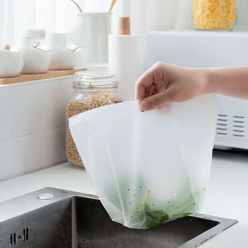 

30pcs Kitchen Drain Garbage Bag, White
