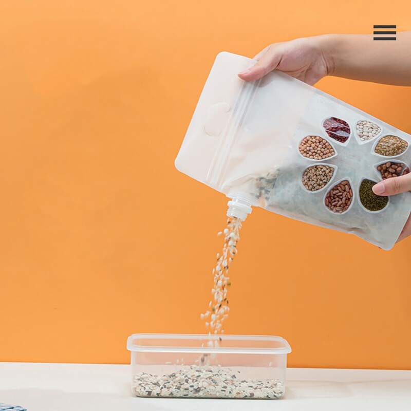 

1pc Food Sealed Bag, Multicolor
