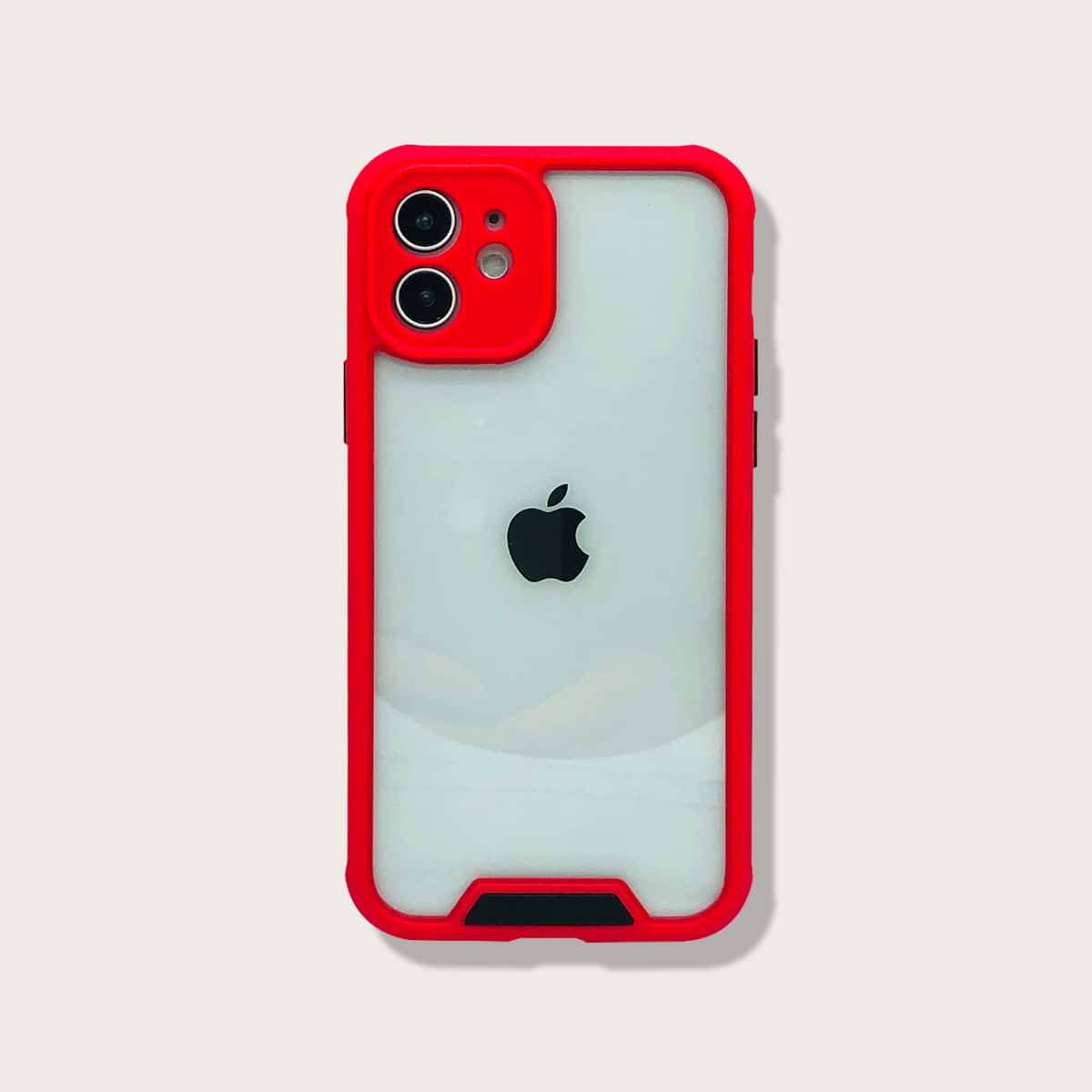 

Contrast Frame iPhone Case, Red