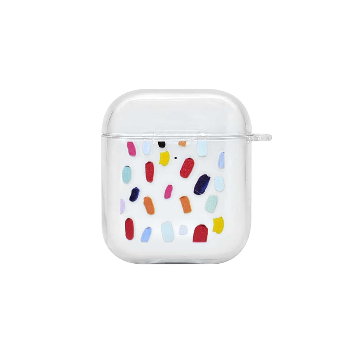 

Graphic Clear AirPods Case, Multicolor