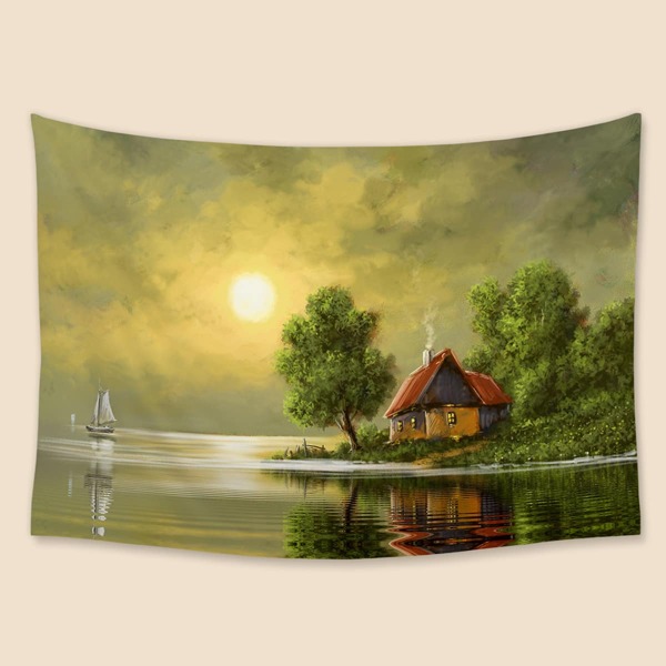 

Scenery Pattern Tapestry, Multicolor
