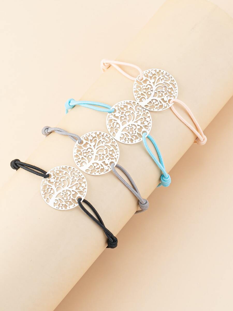 4 cái vòng trang trí cây vòng tay - Nhiều màu - Xem 1