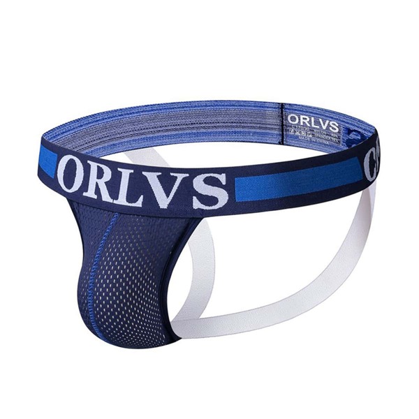 

Men Letter Graphic Jockstrap, Navy blue