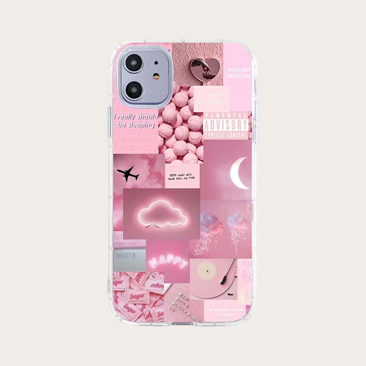 

Picture Collage iPhone Case, Pink