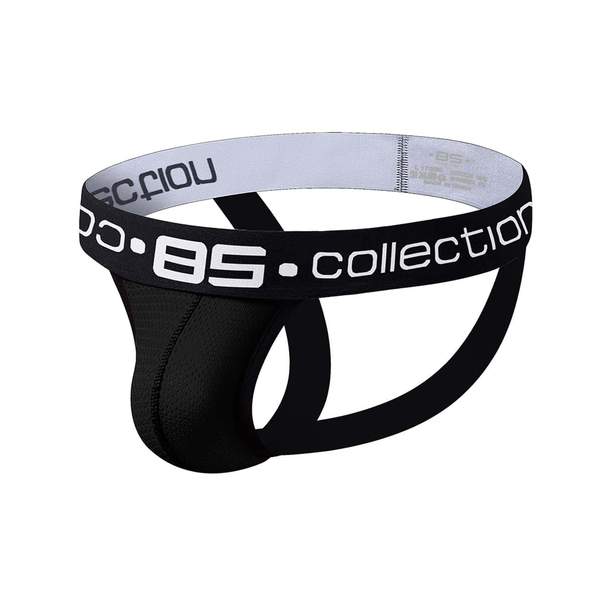 

Guys Letter Tape Cut Out Brief, Black