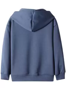 Boys Cupid Print Drop Shoulder Hoodie