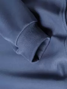 Boys Cupid Print Drop Shoulder Hoodie