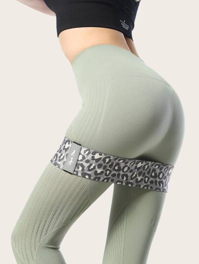 Leopard Print Buttocks Workout Resistance Band Gym Accessories,Sport, Gym, Home Exercise, Strap Gym, Resistance Bands
