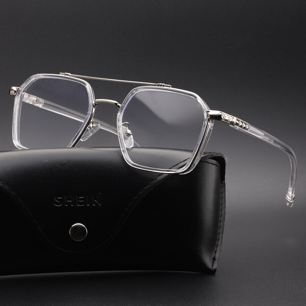 

Men Clear Frame Anti-blue Light Glasses