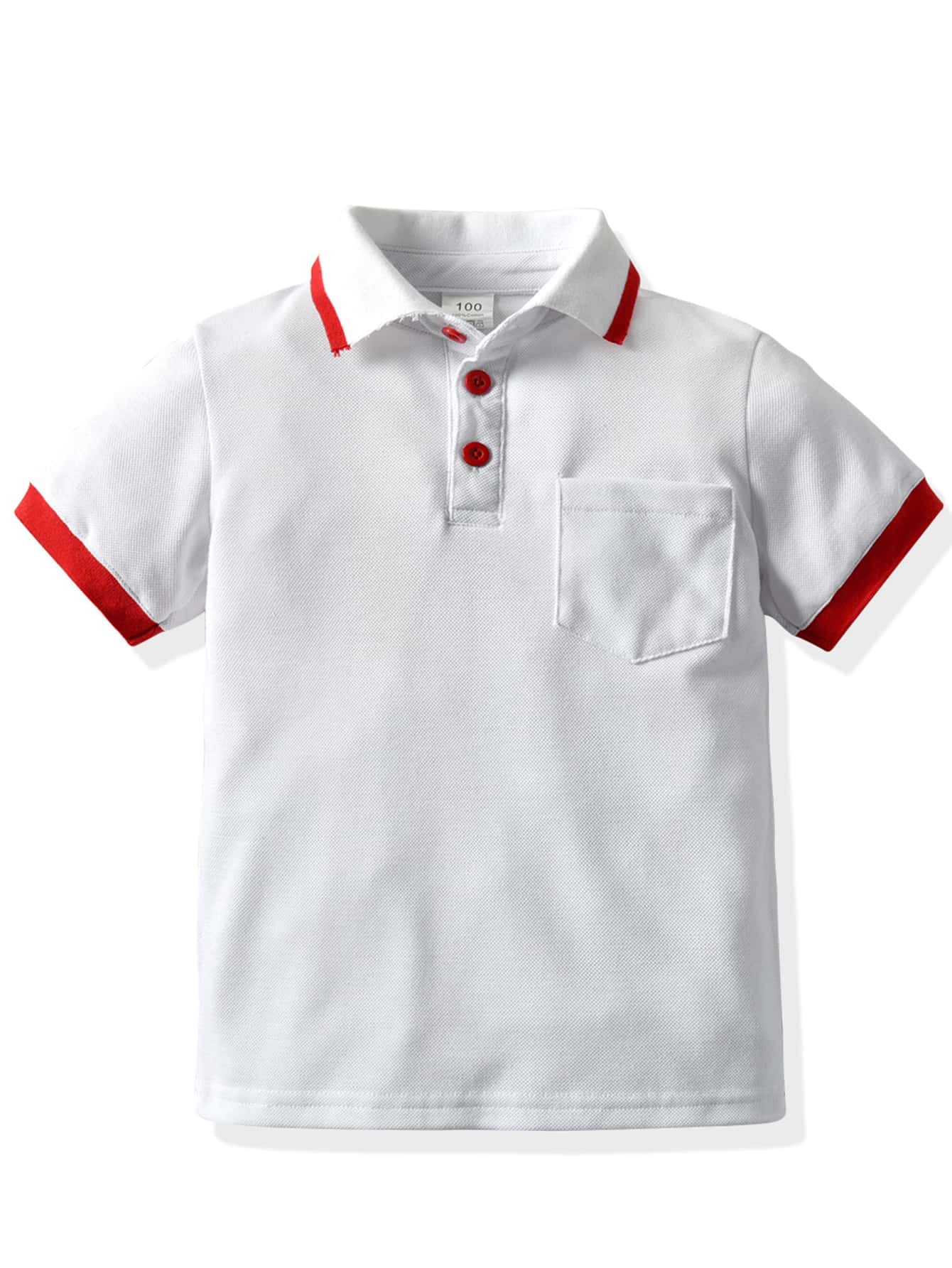 White polo shirt for toddler boy Clearance