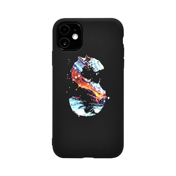 

Чехол для iPhone с текстовым принтом, Многоцветный